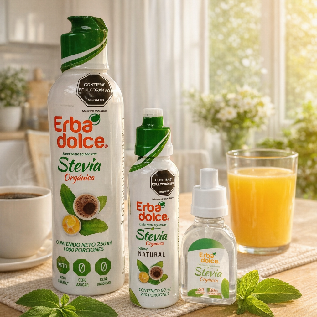 Kit Stevia gotero  *Endulza sin picos de azúcar ni sabor artificial.*
