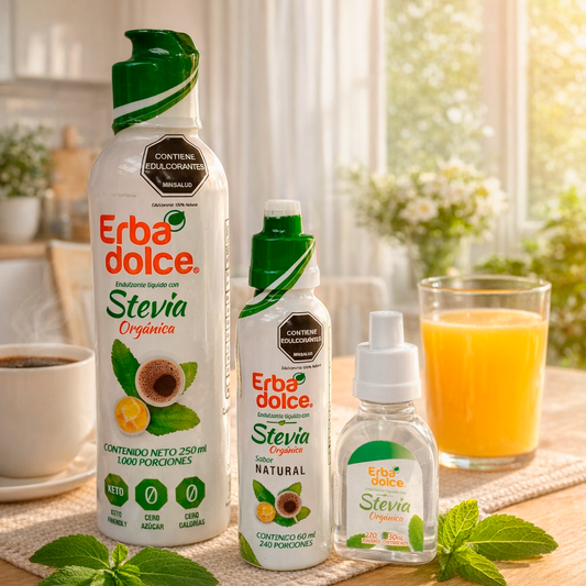 Kit Stevia gotero  *Endulza sin picos de azúcar ni sabor artificial.*